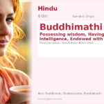Buddhimathi Name Meaning and Details