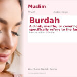 Burdah Name Meaning and Details