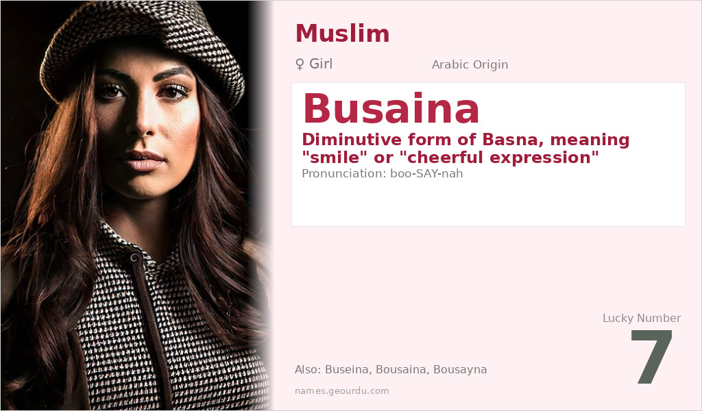 Busaina Name Meaning and Details