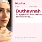 Buthaynah Name Meaning and Details