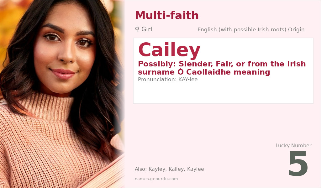 Cailey Name Meaning and Details