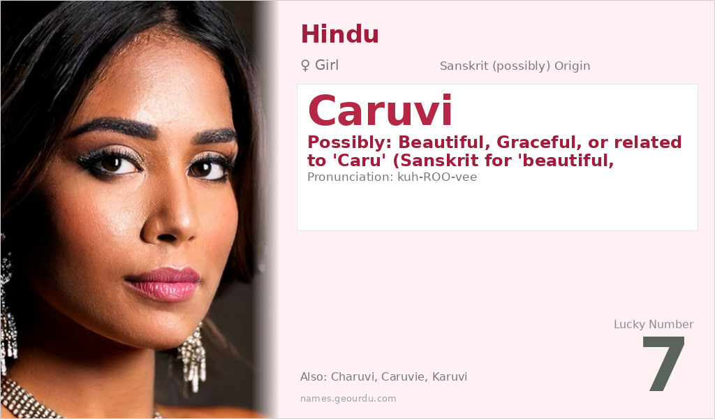 Caruvi Name Meaning and Details