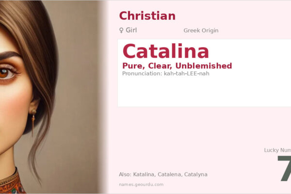 Catalina Name Meaning — Pure, Greek Origin & Details (2025)