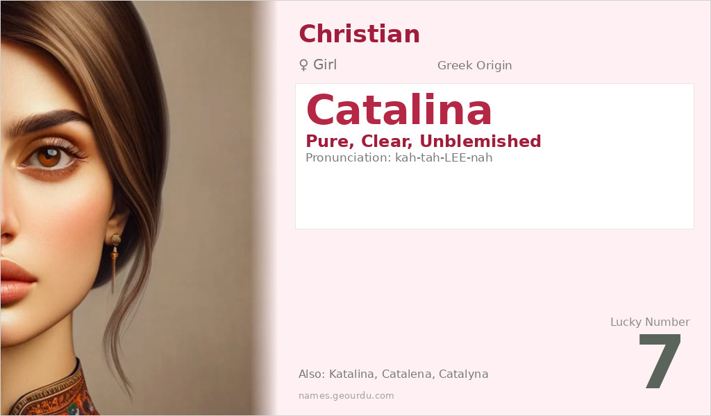 Catalina Name Meaning and Details