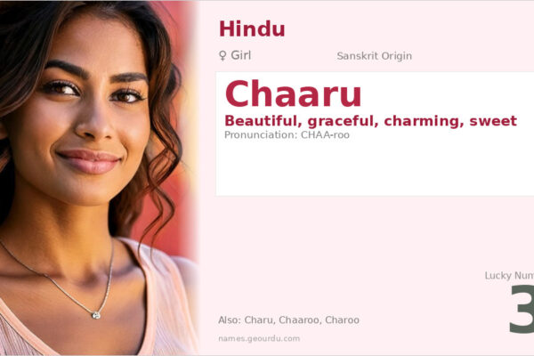 Chaaru Name Meaning — Sanskrit Origin, Girl Name & Details (2025)