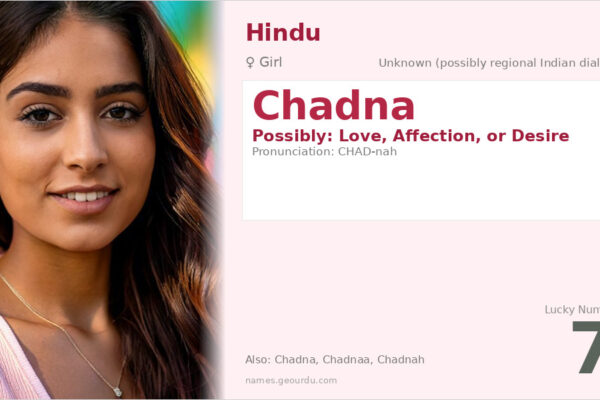 Chadna Name Meaning — Origin, Gender & Details (2025)