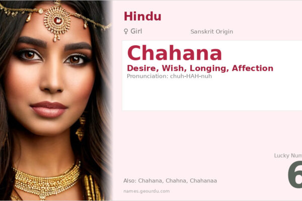 Chahana Name Meaning — Sanskrit Origin, Girl Hindu Name & Details (2025)