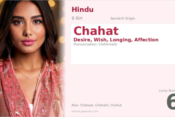 Chahat Name Meaning — Sanskrit Origin, Girl Name & Details (2025)
