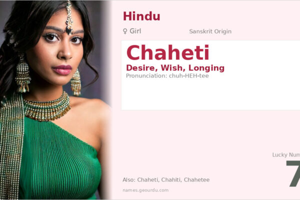 Chaheti Name Meaning — Sanskrit Origin, Girl Name & Details (2025)