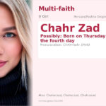 Chahr Zad Name Meaning and Details
