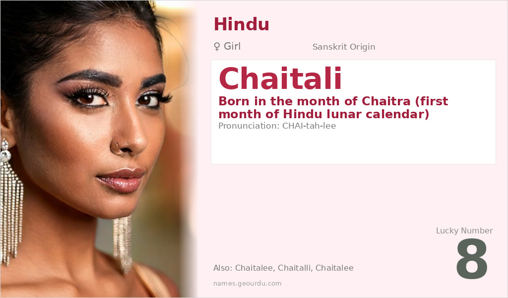 Chaitali Name Meaning and Details