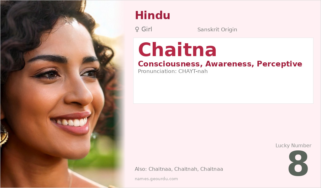 Chaitna Name Meaning and Details