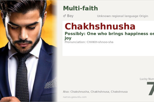 Chakhshnusha Name Meaning — Origin, Gender & Details (2025)