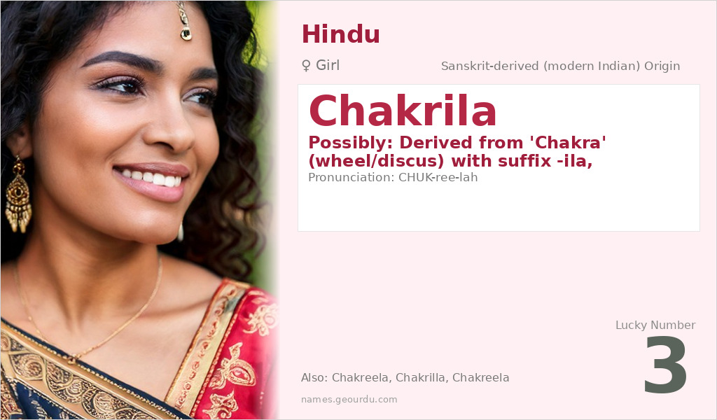Chakrila Name Meaning and Details