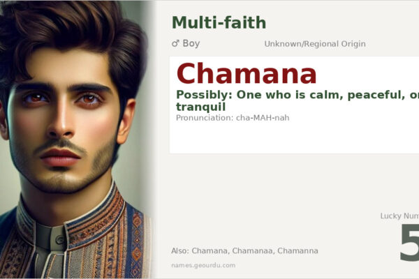 Chamana Name Meaning — Origin, Gender & Details (2025)