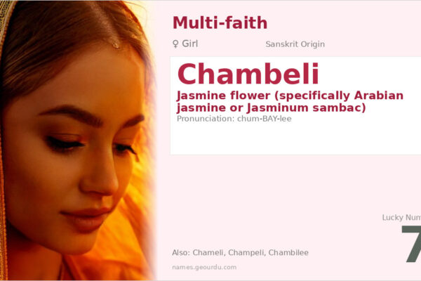 Chambeli Name Meaning — Jasmine Flower Origin & Details (2025)