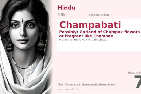 Champabati Name Meaning — Sanskrit Origin, Girl Name & Details (2025)