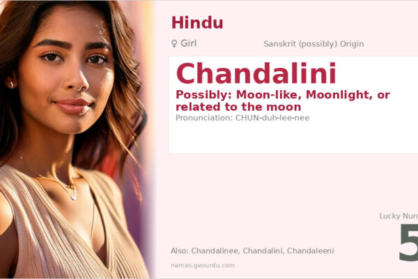 Chandalini Name Meaning — Origin, Gender & Details (2025)