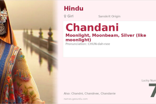 Chandani Name Meaning — Sanskrit Origin, Girl Name & Details (2025)