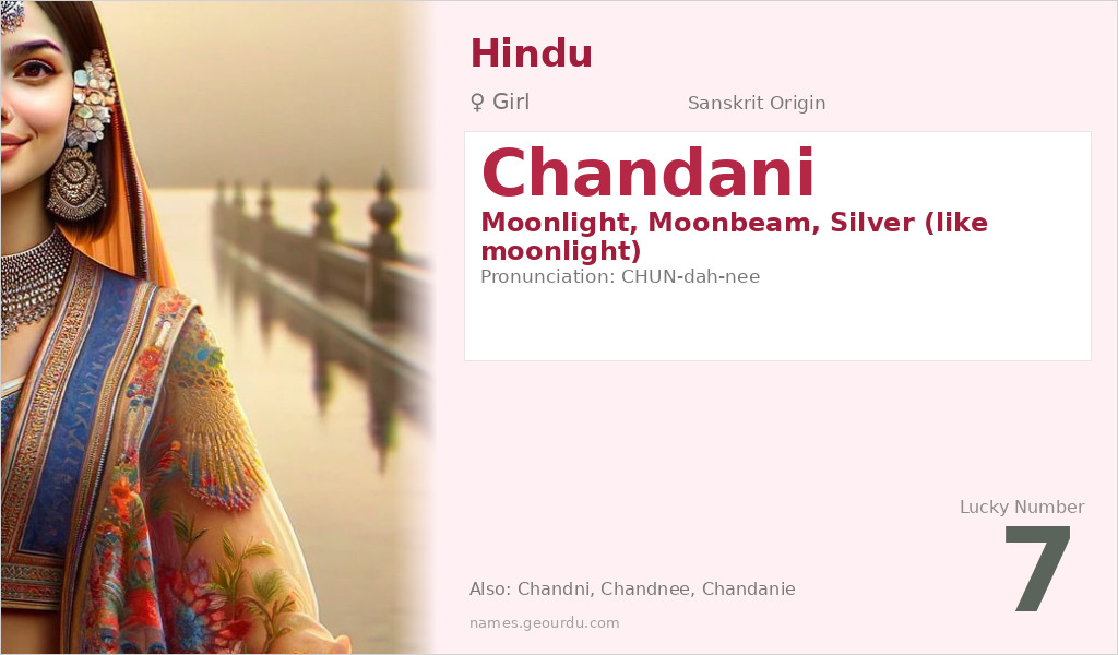 Chandani Name Meaning and Details
