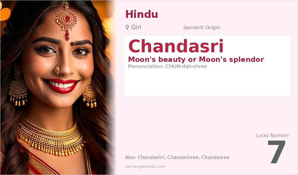 Chandasri Name Meaning and Details