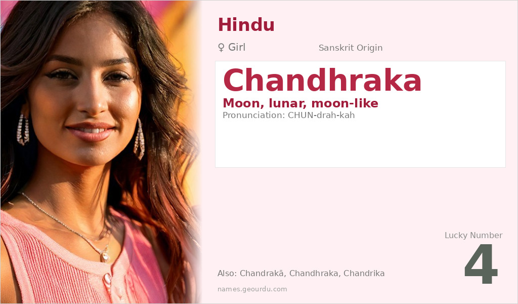 Chandhraka Name Meaning and Details