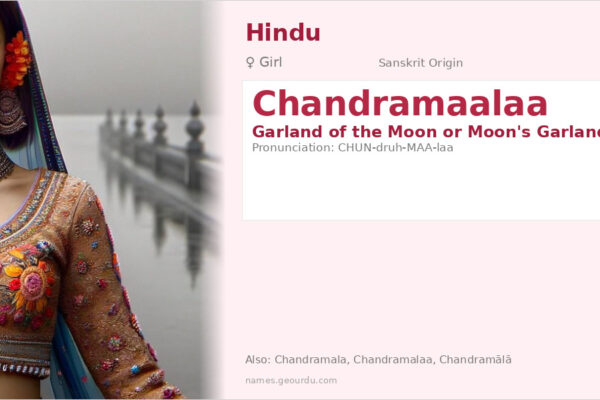 Chandramaalaa Meaning — Sanskrit Origin, Girl Name & Details (2025)