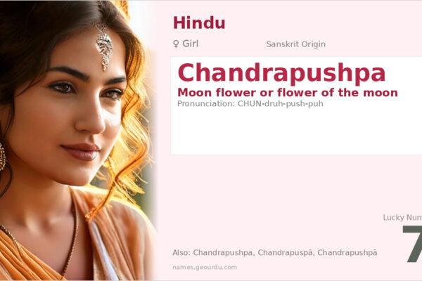 Chandrapushpa Meaning — Sanskrit Origin, Girl Name & Details (2025)