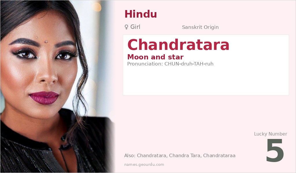 Chandratara Name Meaning and Details