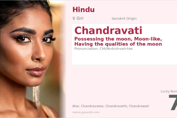 Chandravati Name Meaning — Sanskrit Origin, Girl Name & Details (2025)