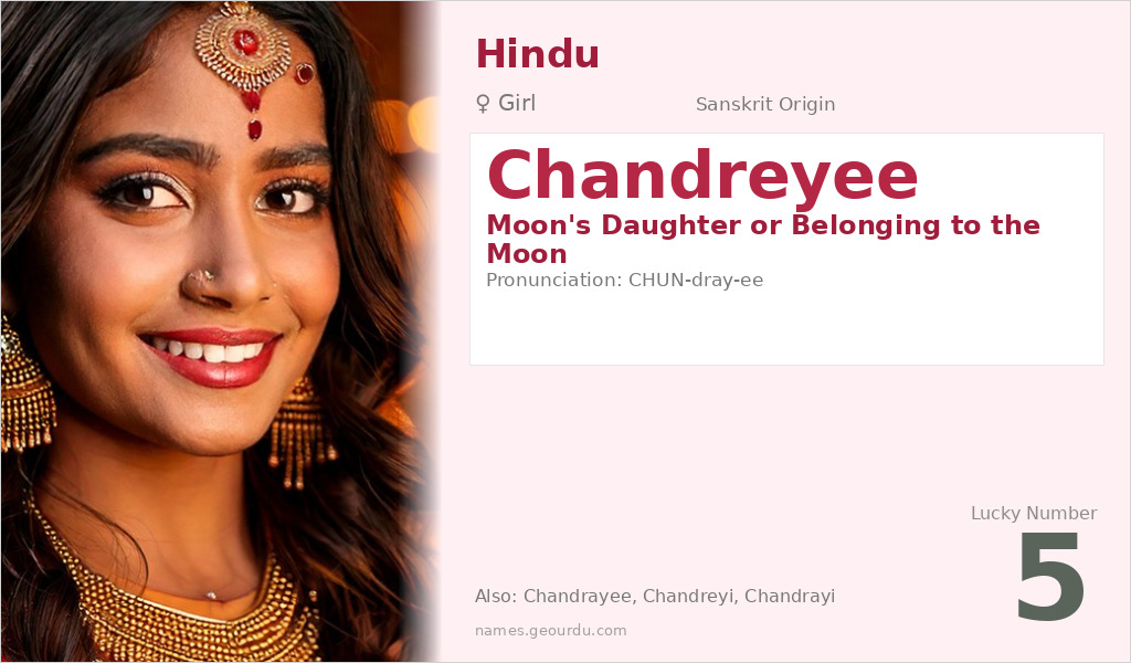 Chandreyee Name Meaning and Details