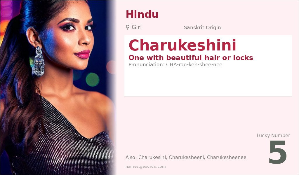 Charukeshini Name Meaning and Details