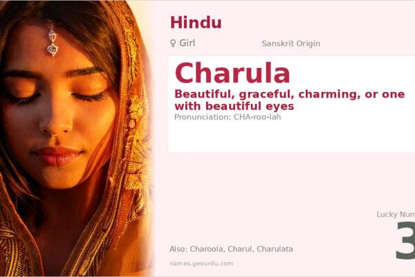 Charula Name Meaning — Sanskrit Origin, Girl Name & Details (2025)