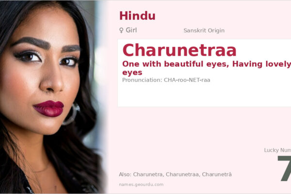 Charunetraa Meaning — Sanskrit Origin, Girl Name & Details (2025)