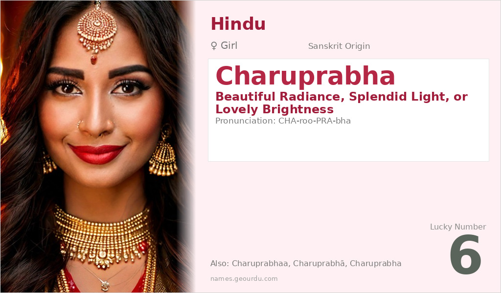 Charuprabha Name Meaning and Details