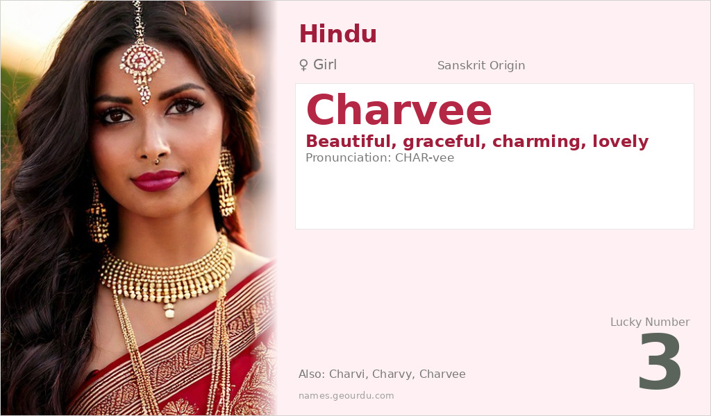 Charvee Name Meaning and Details