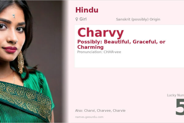 Charvy Name Meaning — Origin, Gender & Details (2025)