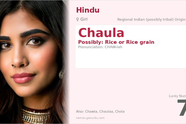 Chaula Name Meaning — Origin, Gender & Details (2025)