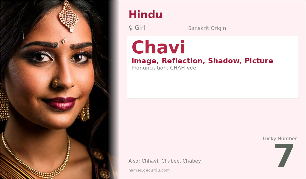 Chavi Name Meaning and Details