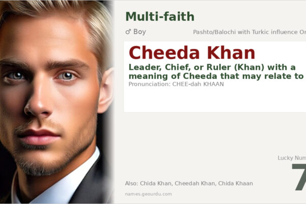 Cheeda Khan Meaning — Origin, Gender & Details (2025)