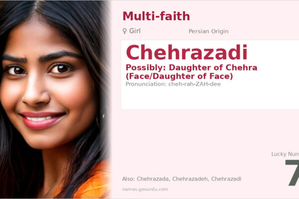 Chehrazadi Name Meaning — Persian Origin, Girl Name & Details (2025)