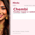 Chembi Name Meaning and Details