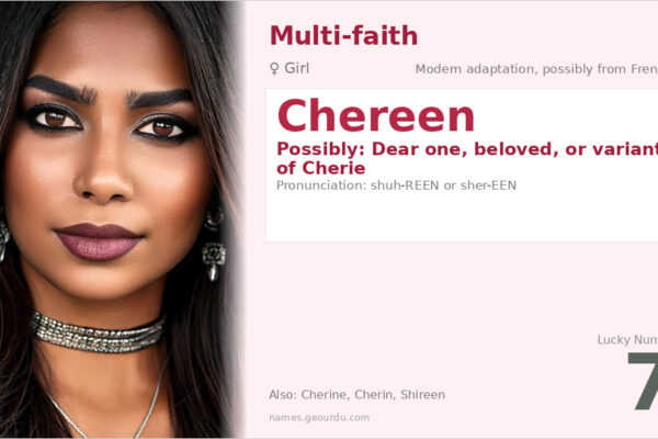 Chereen Name Meaning — Origin, Gender & Details (2025)