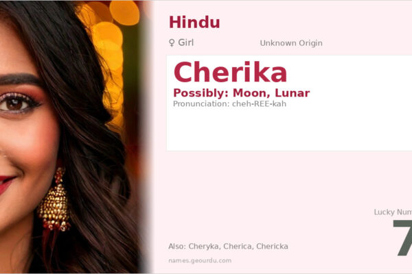 Cherika Name Meaning — Origin, Gender & Details (2025)