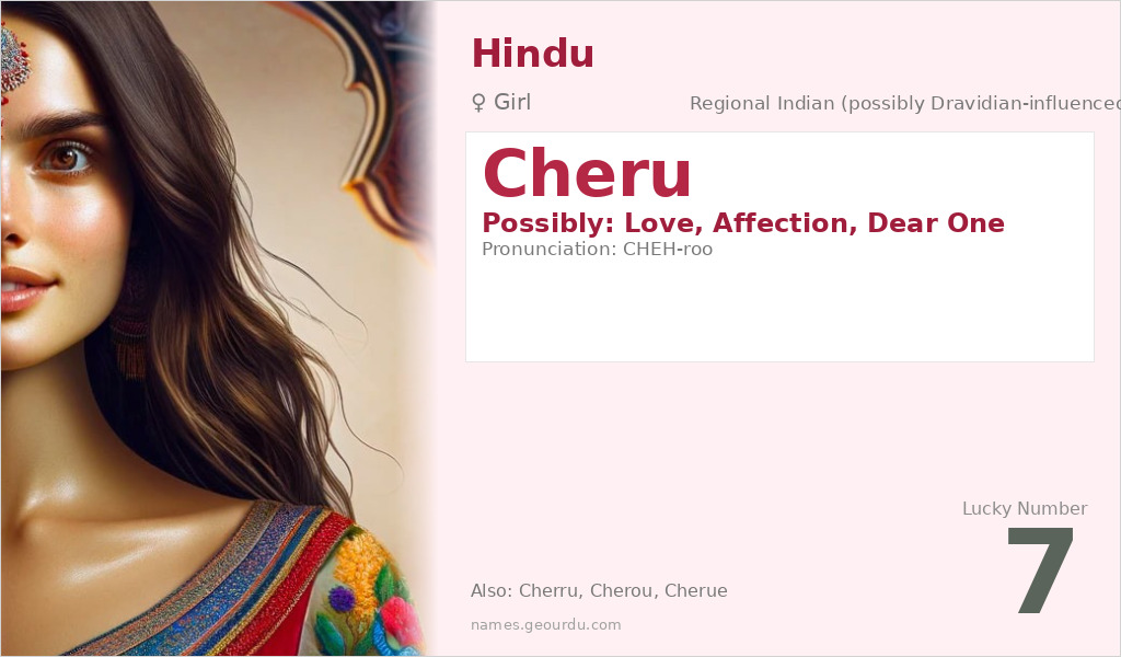 Cheru Name Meaning and Details