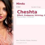 Cheshta Name Meaning and Details