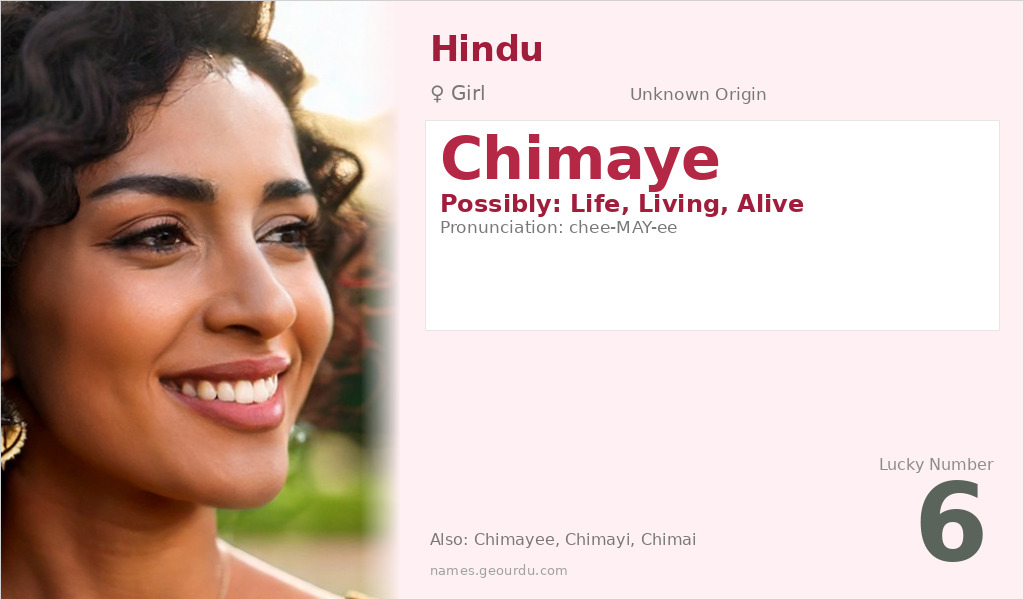 Chimaye Name Meaning and Details