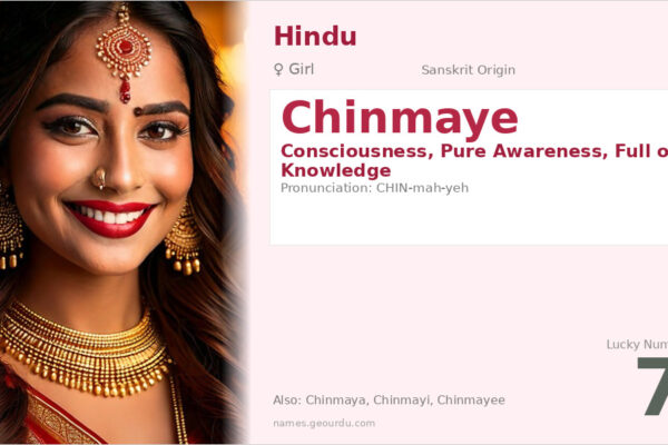 Chinmaye Name Meaning — Sanskrit Origin, Girl Name & Spiritual Significance (2025)