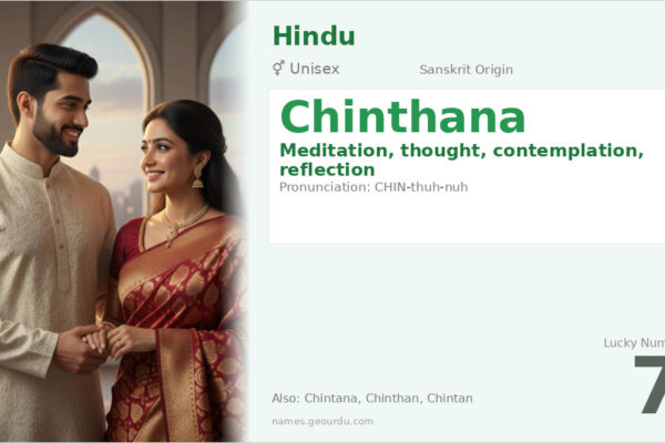 Chinthana Name Meaning — Sanskrit Origin, Gender & Details (2025)