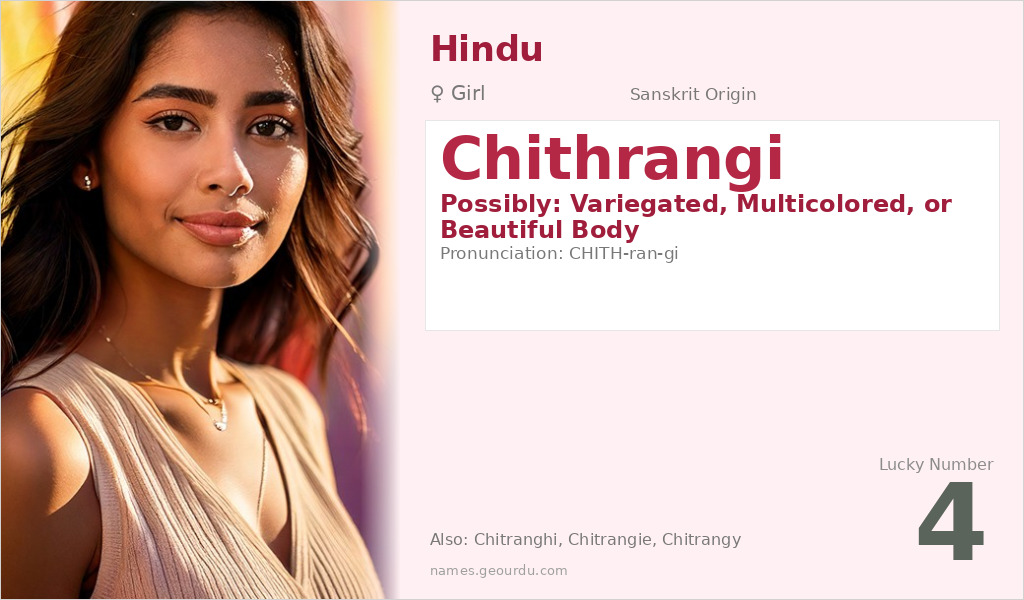 Chithrangi Name Meaning and Details